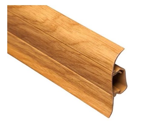 Плінтус із гумкою 2,5 м Дуб Шервуд 08 Тіс