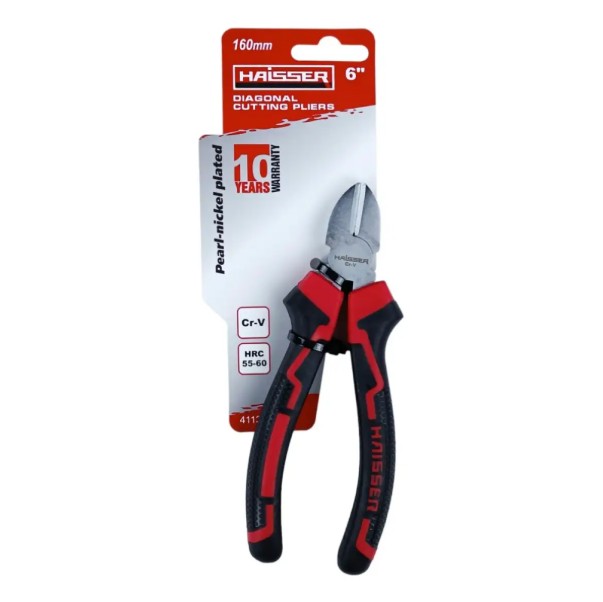 Бокорізи Cr-V 160 мм, перп-нікель Haisser 41130