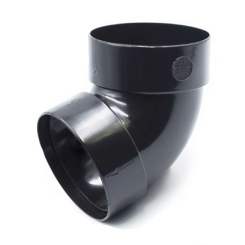 Відвід труби двомуфтовий 67° 100мм Rainway графіт