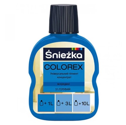 Пигмент Sniezka №51 голубой (0,1л)