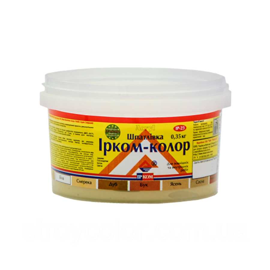 Шпаклівка по дереву Біла 0,35 кг