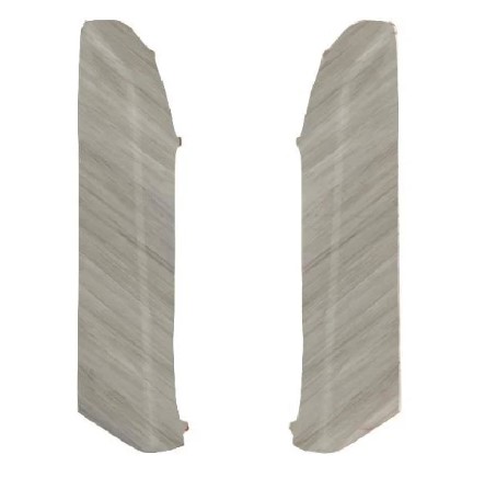 Заглушка плинтуса левая, Дуб арктика 87, Тис