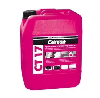Грунтовка глубокопроникающая CT 17 Ceresit (Церезит) 5 л