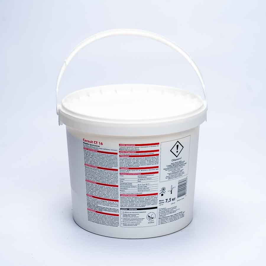 Краска грунтовка акриловая CT 16 Ceresit (Церезит) 7,5 кг