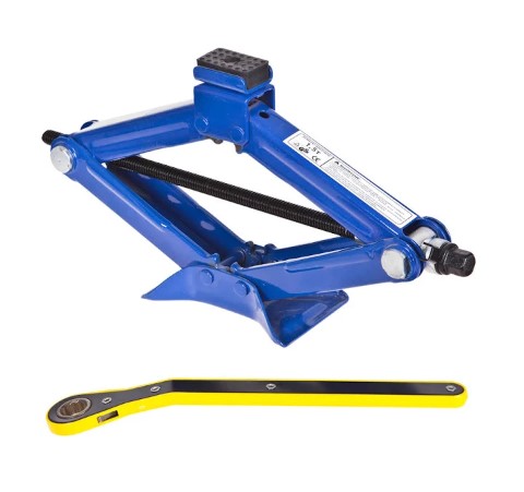 Домкрат ромб 1,5 т, резиновая подушка, высота подъема 390мм, 2,7кг ДВ-1015В/ST-105B