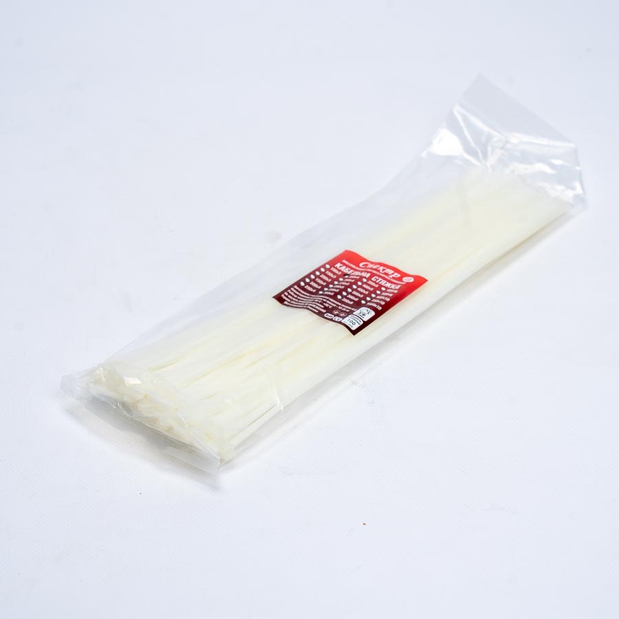 Кабельна стяжка з кільцем 150х4 мм, пачка 100 шт, Apro