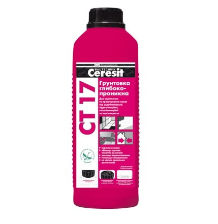 Грунтовка глубокопроникающая CT 17 Ceresit (Церезит) 2 л
