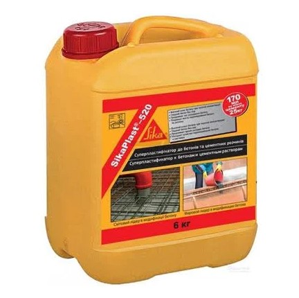 SikaPlast -520 6 кг суперпластифікатор