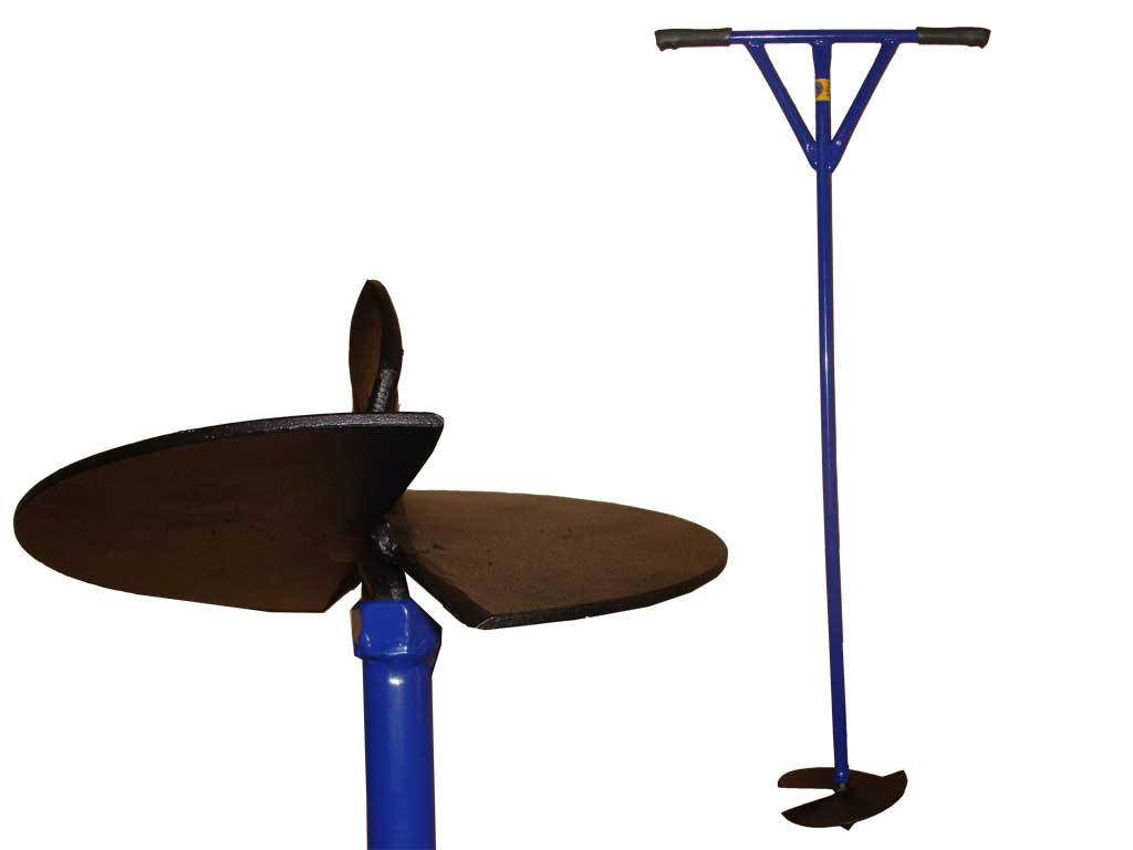 Бур садовий с 2-ма насадками