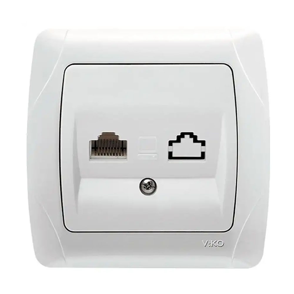 Розетка одинарная компьютерная VIKO Carmen 90561032
