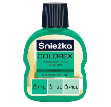 Пигмент Sniezka №42 весенне зеленый (0,1л)