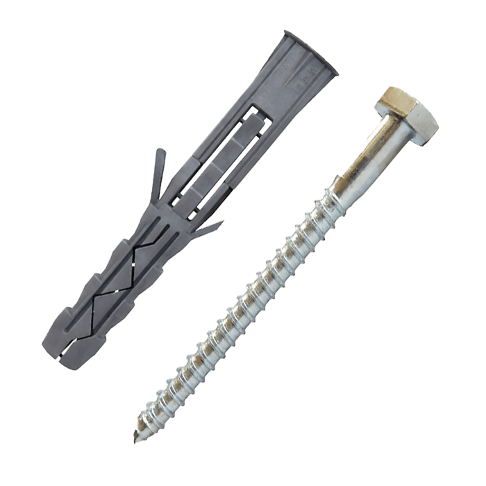 Дюбель під ключ 12/8х180 мм розпірний із шурупом Koelner (Кельнер) FIX-12/180