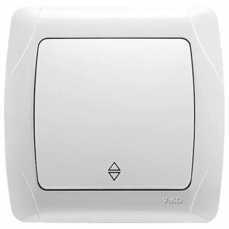 Выключатель на 1 клавишу проходной внутренний VIKO Carmen 90561004
