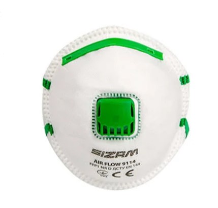 Респіратор SIZAM з клапаном AIR FLOW  9114 FFP1 35075