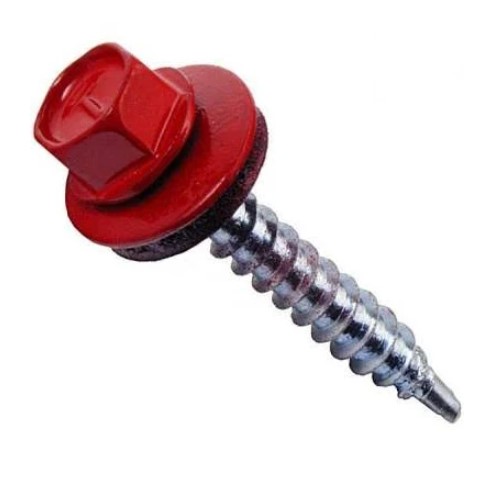 Саморіз покрівельний 4,8х19 вишня №3005 (250шт)