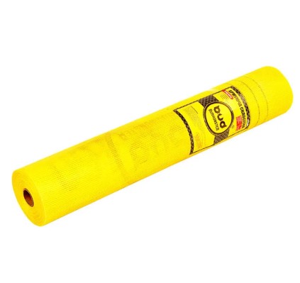 Сетка фасадная 5*5мм (160г/м2) BudMonster ЖЕЛТАЯ (50м)