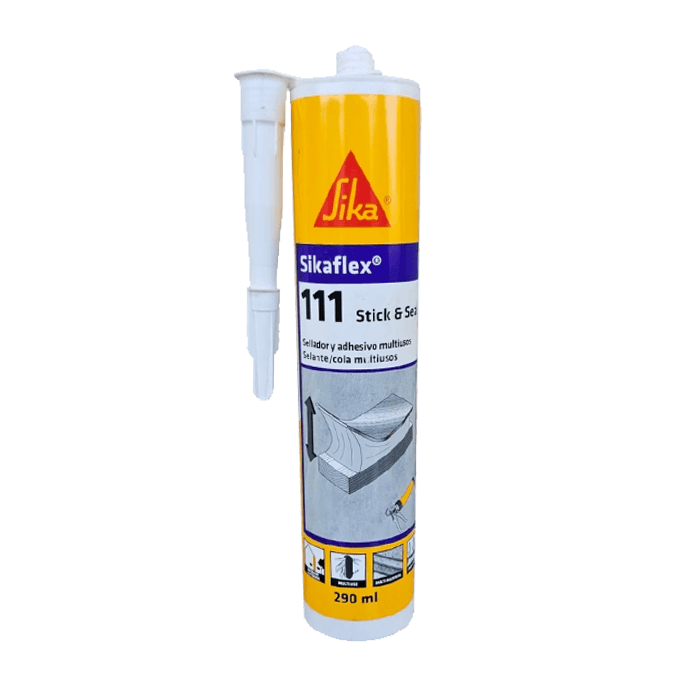 Sikaflex - 111 Stick&Seal "Клей для всего", белый, картридж 300 мл
