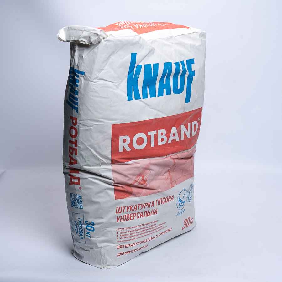 Штукатурка гіпсова Rotband (Ротбанд) Knauf універсальна (Кнауф) 30 кг