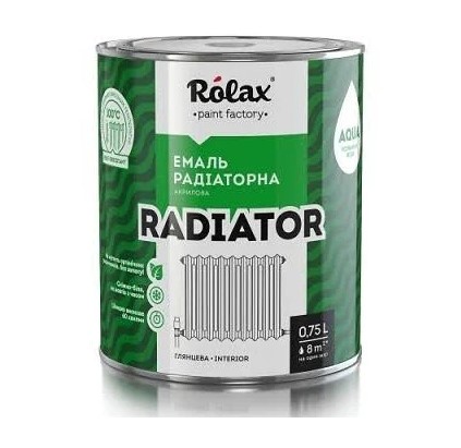 Эмаль РОЛАКС ПФ-115 для радиаторов 0.75л глянцевая