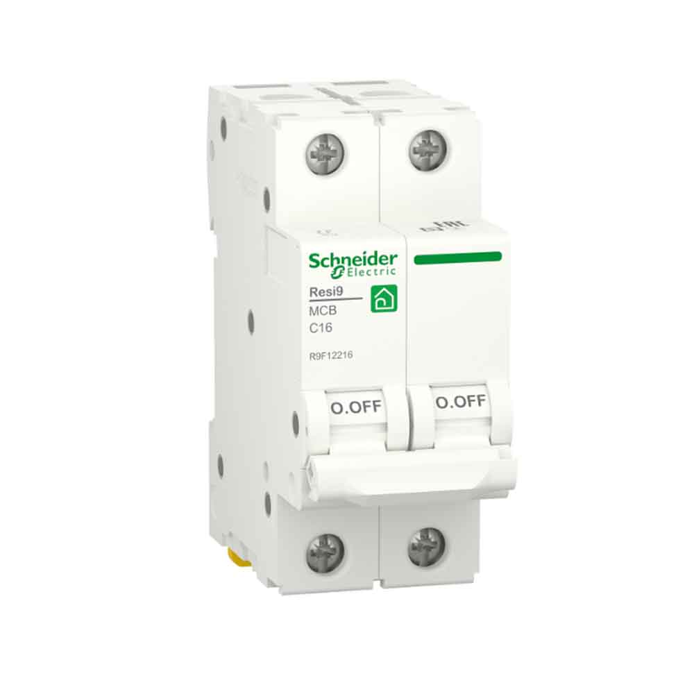 Автомат 6kA 2P 16A C, Resi9 Schneider Electric R9F12216
