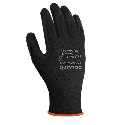 Рукавички Doloni латекс чорні  4190 - 10 розмір