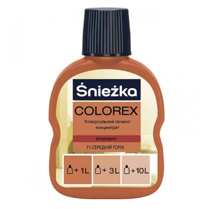 Пигмент Sniezka №71 орех средний (0,1л)