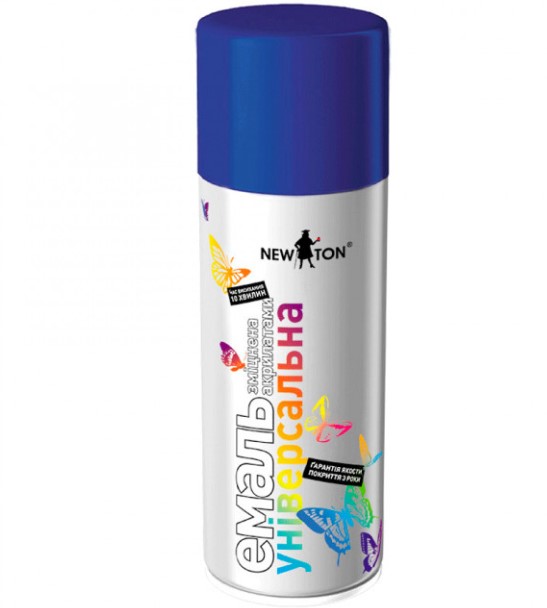 Емаль аерозольна New Ton універсальна 5002 синій глянець 400 мл