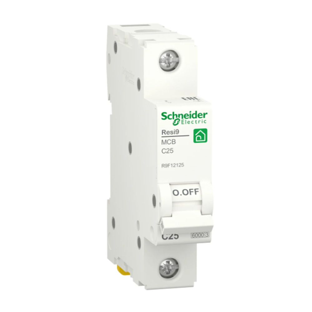 Автомат 6kA 1P 25A C, Resi9 Schneider Electric R9F12125