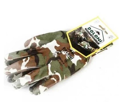 Рукавички D-FLEX з поліуретановим покриттям ХАКІ 4598