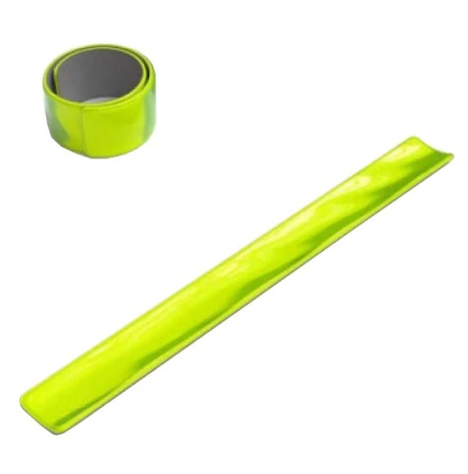 Браслет неоновый дорожный светоотражающий 22 см фликер